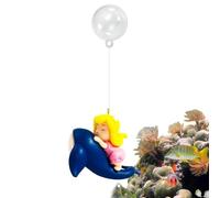 Décorations flottantes pour aquarium, jolie décoration d'aquarium | Accessoires d'aquarium de dessin animé, pendentif flottant pour plongeur de graisse