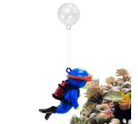 Décorations flottantes pour aquariums, belle décoration d'aquarium - Betta Fish Toys Accessoires pour aquariums, Fat Diver