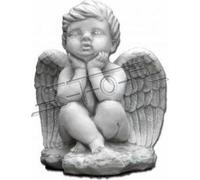 Décorations funéraires Tombeau Pierre Décoration Ange Figure sculpture Dieu Saint 24cm Deko 436