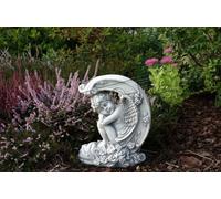 Décorations funéraires Tombeau Pierre Décoration Ange Figure sculpture Dieu Saint 40cm S101186