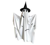 Decorations Ghost 59 inch Spooky Standing with Witch Hat Party
