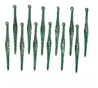 Décorations Glaçons Acrylique 5 Pouces Lot de 12 Résistants à la Casse | Suspendus avec ficelles incluses Multicolore Usage intérieur extérieur Ambiance festive hivernale
