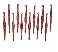 Décorations Glaçons Acrylique 5 Pouces Lot de 12 Résistants à la Casse | Suspendus avec ficelles incluses Multicolore Usage intérieur extérieur Ambiance festive hivernale