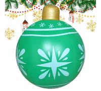 Décorations Gonflables Boules De Noël | Ornements Soufflés pour Extérieur - Ornement Boule Surdimensionné PVC pour Arbre de Fête Pelouse Porche,Jardin Porche Fêtes