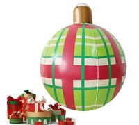 Décorations Gonflables De Noël Boules - Ornements Soufflés pour Extérieur - Ornement Boule Surdimensionné PVC pour Arbre de Fête Pelouse Porche,Jardin Porche Fêtes