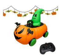 Décorations Gonflables D'Halloween - Pompe Gonflable En Plein Air Avec Télécommande | Auto Blow Up Halloween Yard Pumpkin Voiture, Ornements Pour Les Objets De Scène De Fée Pour Les Organisateurs