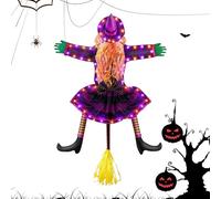 Décorations Halloween | Étrange S'écrasant dans l'arbre, lumières LED objet décoration lumineuse pour jardin cour porche