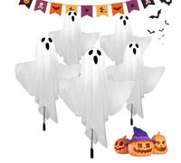 Décorations Halloween Extérieur | Luminaire Solaire Halloween Allée Jardin Extérieur - Décor Effrayant Maison Hantée pour Fête Festival Jardin Porche Clôture Allée Saison des Fêtes