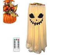 Décorations Halloween Fantômes 80 cm Lumières LED Effrayantes à Piles avec