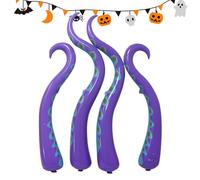 Décorations Halloween Gonflables Extérieur, Grandes Tentacules De Pieuvre Gonflables en PVC Imperméable pour Fêtes, Décoration Effrayan Te Halloween pour Jardin Pelouse Fenêtre Extérieur