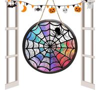 Décorations Halloween Intérieur Attrape-Lumière Toile D'Araignée Acrylique