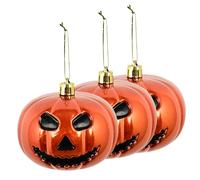 Décorations Halloween pour Petit Arbre | 3 Pièces Décorations Arbre d'automne - Pendentifs Visage Effrayant pour Fêtes en Extérieur Réunions Familiales Porte d'Entrée