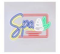 Décorations intérieures au néon D'Ambiance Apaisante Lampe Enseigne Au Néon pour Salon De Beauté, pour Coiffure(54X31cm)