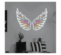 Décorations intérieures au néon D'Ambiance Apaisante Lampe Signes Au Néon des Ailes d'ange, Une Paire De Lumières Utilisées(B)