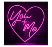 Décorations intérieures au néon Lampe néon apaisante « Toi et Moi » pour la décoration de salle réception mariage(2)