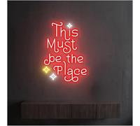 Décorations intérieures au néon Pour lampe au néon, ce doit être l'endroit idéal pour une enseigne à LED intensité variable pour alimentée 38 cm x 28(F)