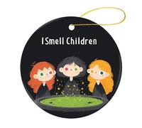 Décorations Je Sens Les Enfants Suspendu Céramique Noël Suspendre pour Maison Fête Magasins