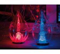Décorations lumineuses en verre soufflé, lot de 2 Lunartec