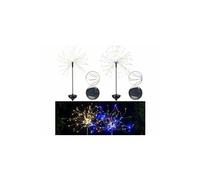 : Décorations lumineuses solaires à effet feu d'artifice - 120 LED