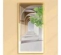 Décorations Murale 3D avec Lumières LED - Suspension Murale Géométrique Abstraite Moderne, Art Mural À LED pour Le Salon, Le Couloir Et La Chambre(E,50 * 100cm/19.68/39in)