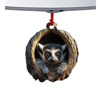 Décorations Murales Animaux,Ornements de Noël Animaux en Acrylique 2D | Pendable Portable pour Voiture Maison Sacs Cadeaux Téléphones et Collègues
