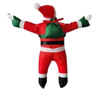 Décorations murales de Noël, Figures du Père Noël pour Les lumières d'échelle de 15, 7 Pouces grimpant Le père