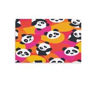 Décorations murales de pandas mignons pour chambres, impressions pour occasions spéciales, toile 12 x 18 pouces (30 x 45 cm)
