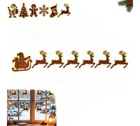 Décorations murales Led en forme de renne, éclairage festif de noël, décor | Éclairage mural confortable for maison de noël, Silhouette chaude et brillante, for vacances, chambre à coucher(#3)