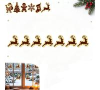 Décorations murales Led en forme de renne, éclairage festif de noël, décor | Éclairage mural confortable for maison de noël, Silhouette chaude et brillante, for vacances, chambre à coucher(#1)