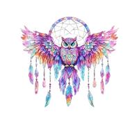 Décorations murales suspendues en forme d ' oiseau aviaire coloré en acrylique, œuvres d ' art suspendues pour l ' ornementation d ' espace intérieur et extérieur, décorations d ' oiseaux en acrylique