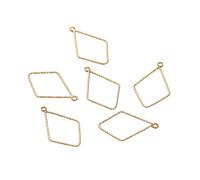 Decorations Nouveau 10pcs lot 18k Gold Color Plated Brass 9 Styles Géométrie Pendants pour Boucles d'oreilles Bijoux de Fabrication Accessoires Fashion Creative Gift Beautiful