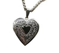 Decorations Nouveau 2025 Coeur Photo Secret Message Llocet Pendant Conception sculptée Cadeau Bijoux Vintage pour Les Couples d'amant Accessoires de Mode Créatif Créative Gift Beautiful