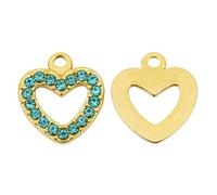 Decorations Nouveau 2026 5PCS Rhinestone RÉSPÉRATION Pendant Pendants SECTRES Section Beautiful