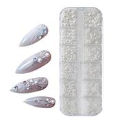 Décorations Ongles Art Nail Charm - Perles Décoratives Pour Manucure | Fournitures Durables pour Ongles à Usage Nomade, Professionnel, Domestique et Extérieur - Idéal pour Petite Amie, Épouse, Amie ou
