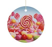 Décorations personnalisées pour sapin de Noël, décoration de Noël à suspendre pour les vacances d'hiver, décoration d'intérieur en céramique, décorations de Noël