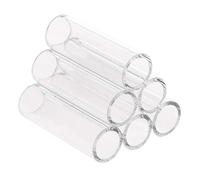 Décorations pour aquarium - Abri en acrylique transparent - 3 tubes - 6 tubes pour crevettes - Cichlidés - Pour jeux d'aquarium - Plante d'aménagement paysager - Simulation artificielle