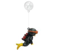 Décorations pour aquariums - Belle décoration d'aquarium, Betta Fish Toys Accessoires pour aquariums, Fat Diver Voir pendentif flottant pour aquarium