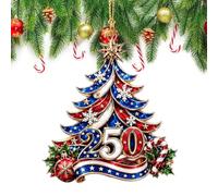 Décorations pour Arbre de Noël Décorations à Suspendre en Acrylique 2D des
