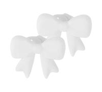 Décorations pour Casque Audio,Arc En Silicone 3D - Paire de Décorations Mignonnes pour Écouteurs | Destiné au Streaming, à l'Étude, au Travail, aux Voyages, aux