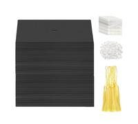 Décorations pour cupcakes | Porte-dessert en papier - Chapeau de remise de diplôme - Pour l'école, la maison, la salle de classe, le bar, les garçons, les filles, la famille, les camarades de classe