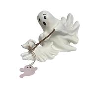 Décorations pour fantômes d'Halloween - Figurine de chien qui marche, ornement de pièce spectaculaire, statue d'animal de compagnie fantôme drôle, accent décoratif de table | Avec thème Halloween