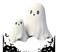 Décorations pour fantômes - Figurine fantôme effrayant pour Halloween | Décorations festives Sculpture en résine pour femmes maison de vacances hommes table bureau lieu de travail fête étagère