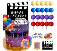 Décorations pour gâteaux d'amis Lobster Friend Cake Toppers Friend Party Decorations Friend Birthday Decorations Balls Cake Topper