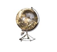 Décorations pour la maison Globe terrestre, prise USB, globe terrestre éclairé avec support en métal, carte du monde flottante for l'apprentissage et l'éducation, décoration de bureau à domicile, déco
