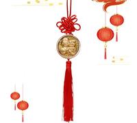 Décorations pour la Maison, Pendentif Serpent pour Voiture, Nouvel an Chinois | Porte-Bonheur Lunaire en Feuille d'or pour Femmes et Hommes Amoureux