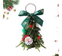 Décorations Pour L'Arbre De Noël - Pendentif En Forme De Pin Avec Flocon De Neige | Décoration Intérieure Pour Petit Arbre De Fêtes - pour Mur Porte Fenêtre Extérieur Table Étagère Salon Chambre Armoi
