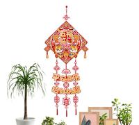 Décorations Pour Le Nouvel An Chinois,2026 Enseigne de Porte Suspendue en Noeud Chinois,Décoration Pour La Fête Du Printemps - pour Mariage Maison Chambre Baby-shower Porte d'Entrée Entrée Anniversair