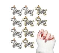 Décorations pour Ongles Design - 10 Pièces Fournitures Manucure Forme Cheval - Gemmes Décoratives Scrapbooking | Pour Mariage Fête Événements Spéciaux Artistes Mariées Débutants Professionnels Amateur