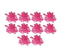 Décorations pour ongles en résine en forme de cœur, changeant de couleur sous la lumière, accessoires de nail art à faire soi-même par [Nom de la marque], pour la maison et les (Rosée)