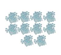 Décorations pour ongles en résine en forme de cœur, changeant de couleur sous la lumière, accessoires de nail art à faire soi-même par [Nom de la marque], pour la maison et les (Bleue)